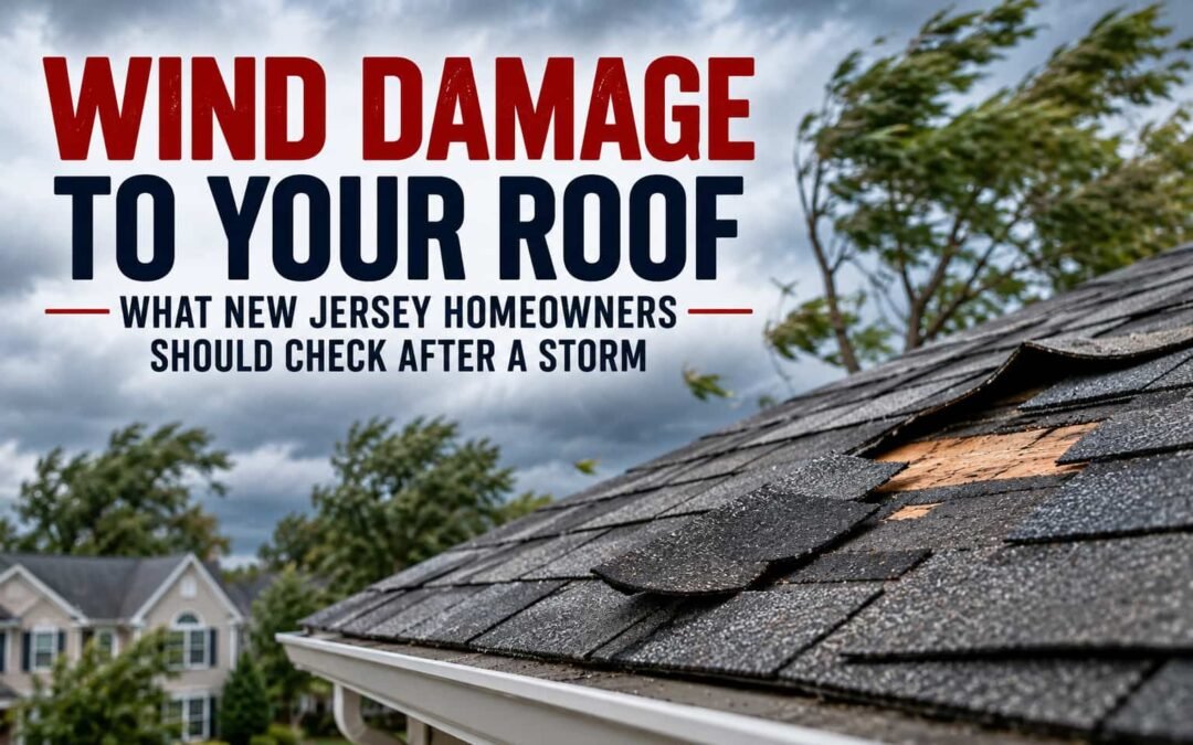 wind damage roof repair NJ