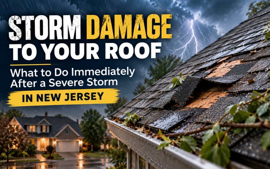 storm damage roof repair NJ