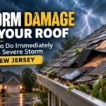 storm damage roof repair NJ