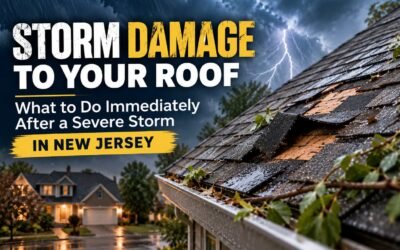 Storm Damage to Your Roof: What to Do Immediately After a Severe Storm in New Jersey